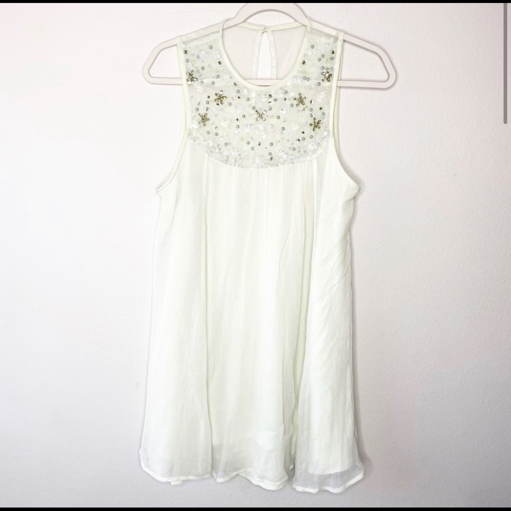 Urban Outfitters Embellished Chiffon Mini Dress - Picture 5 of 6
